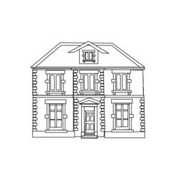 ぬりえページ: 家 (建物と建築) #64795 - 無料の印刷可能なぬりえページ