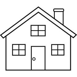 ぬりえページ: 家 (建物と建築) #66457 - 無料の印刷可能なぬりえページ