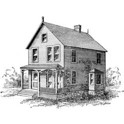 ぬりえページ: 家 (建物と建築) #66463 - 無料の印刷可能なぬりえページ