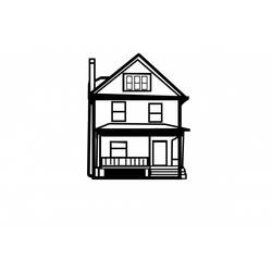 ぬりえページ: 家 (建物と建築) #66464 - 無料の印刷可能なぬりえページ