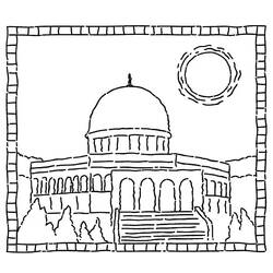 ぬりえページ: モスク (建物と建築) #64518 - 無料の印刷可能なぬりえページ