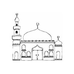 ぬりえページ: モスク (建物と建築) #64519 - 無料の印刷可能なぬりえページ