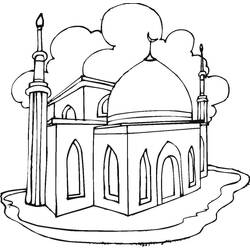 ぬりえページ: モスク (建物と建築) #64526 - 無料の印刷可能なぬりえページ