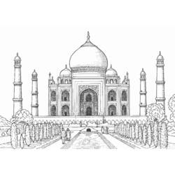 ぬりえページ: モスク (建物と建築) #64557 - 無料の印刷可能なぬりえページ