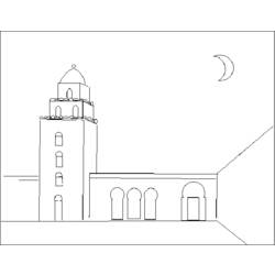 ぬりえページ: モスク (建物と建築) #64569 - 無料の印刷可能なぬりえページ