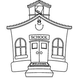 ぬりえページ: 学校 (建物と建築) #66808 - 無料の印刷可能なぬりえページ