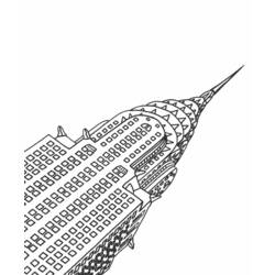 ぬりえページ: 超高層ビル (建物と建築) #65558 - 無料の印刷可能なぬりえページ
