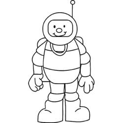 ぬりえページ: 宇宙飛行士 (キャリアと職業) #87594 - 無料の印刷可能なぬりえページ