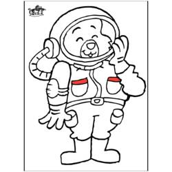 ぬりえページ: 宇宙飛行士 (キャリアと職業) #87603 - 無料の印刷可能なぬりえページ