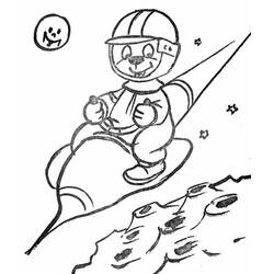 ぬりえページ: 宇宙飛行士 (キャリアと職業) #87605 - 無料の印刷可能なぬりえページ