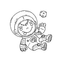 ぬりえページ: 宇宙飛行士 (キャリアと職業) #87619 - 無料の印刷可能なぬりえページ