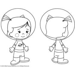 ぬりえページ: 宇宙飛行士 (キャリアと職業) #87627 - 無料の印刷可能なぬりえページ