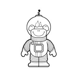 ぬりえページ: 宇宙飛行士 (キャリアと職業) #87672 - 無料の印刷可能なぬりえページ