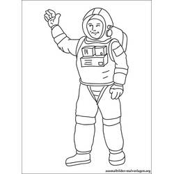 ぬりえページ: 宇宙飛行士 (キャリアと職業) #87717 - 無料の印刷可能なぬりえページ