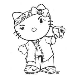 ぬりえ: ギャング - 無料の印刷可能なぬりえページ
