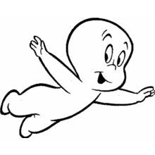ぬりえ: Casper - 無料の印刷可能なぬりえページ