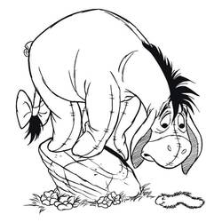 ぬりえ: Eeyore - 無料の印刷可能なぬりえページ