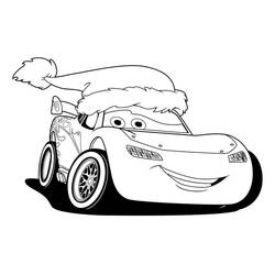 ぬりえ: Flash McQueen - 無料の印刷可能なぬりえページ