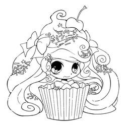 ぬりえ: Kawaii - 無料の印刷可能なぬりえページ