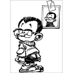 ぬりえ: Little Spirou - 無料の印刷可能なぬりえページ
