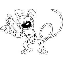 ぬりえ: Marsupilami - 無料の印刷可能なぬりえページ