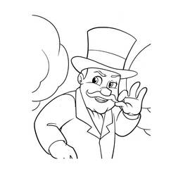 ぬりえ: Mayor Hellinger - 無料の印刷可能なぬりえページ