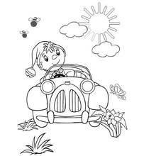 ぬりえ: Noddy - 無料の印刷可能なぬりえページ
