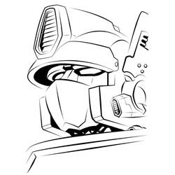 ぬりえ: Optimus Prime - 無料の印刷可能なぬりえページ