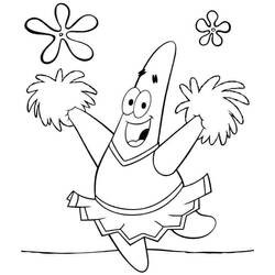 ぬりえ: Patrick Star - 無料の印刷可能なぬりえページ