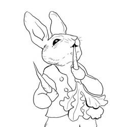 ぬりえ: Peter Rabbit - 無料の印刷可能なぬりえページ