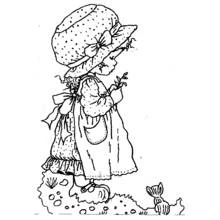 ぬりえ: Sarah Kay - 無料の印刷可能なぬりえページ
