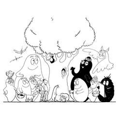ぬりえ: Barbapapa - 無料の印刷可能なぬりえページ