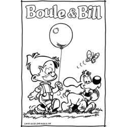 ぬりえ: BillyとBuddy - 無料の印刷可能なぬりえページ