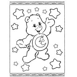 ぬりえ: Care Bears - 無料の印刷可能なぬりえページ