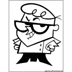 ぬりえ: Dexter Laboratory - 無料の印刷可能なぬりえページ