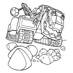ぬりえ: Dinotrux - 無料の印刷可能なぬりえページ