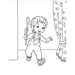 ぬりえ: Fancy Nancy - 無料の印刷可能なぬりえページ