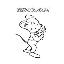 ぬりえ: Geronimo Stilton - 無料の印刷可能なぬりえページ
