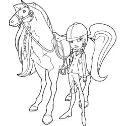 ぬりえ: Horseland - 無料の印刷可能なぬりえページ