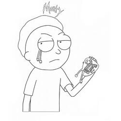 ぬりえ: RickとMorty - 無料の印刷可能なぬりえページ