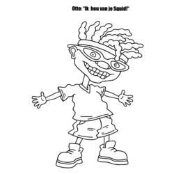 ぬりえ: Rocket Power - 無料の印刷可能なぬりえページ