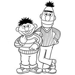ぬりえ: Sesame Street - 無料の印刷可能なぬりえページ