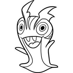 ぬりえ: Slugterra - 無料の印刷可能なぬりえページ