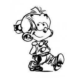 ぬりえ: Spirou - 無料の印刷可能なぬりえページ