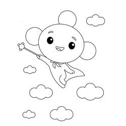 ぬりえ: Taliaとthe Rainbow Kingdom - 無料の印刷可能なぬりえページ