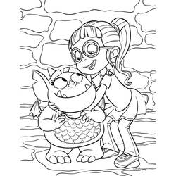 ぬりえ: Vampirina - 無料の印刷可能なぬりえページ