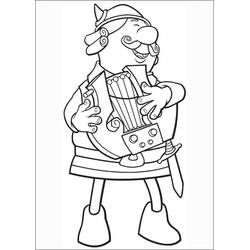 ぬりえ: Vic Le Viking - 無料の印刷可能なぬりえページ