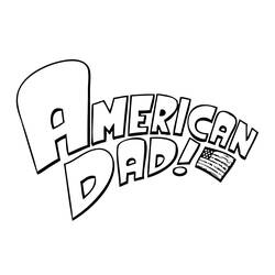 ぬりえページ: アメリカのお父さん！ (漫画) #50900 - 無料の印刷可能なぬりえページ