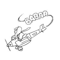 ぬりえページ: ババール (漫画) #27901 - 無料の印刷可能なぬりえページ