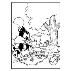 ぬりえページ: ベイビー・ルーニー・テューンズ (漫画) #26589 - 無料の印刷可能なぬりえページ